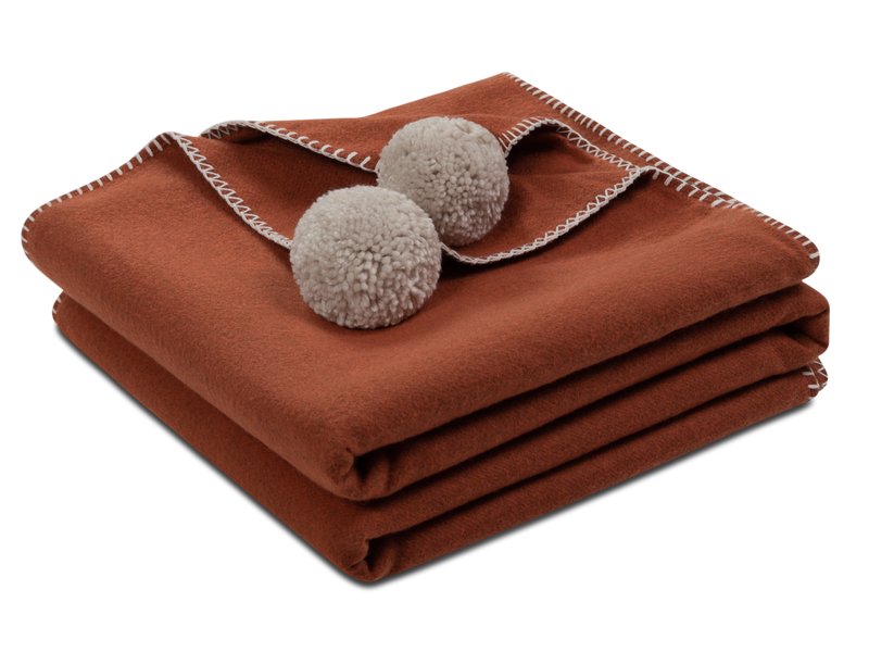 Плед Тут Рядом Тепло Оранжевый 140x200